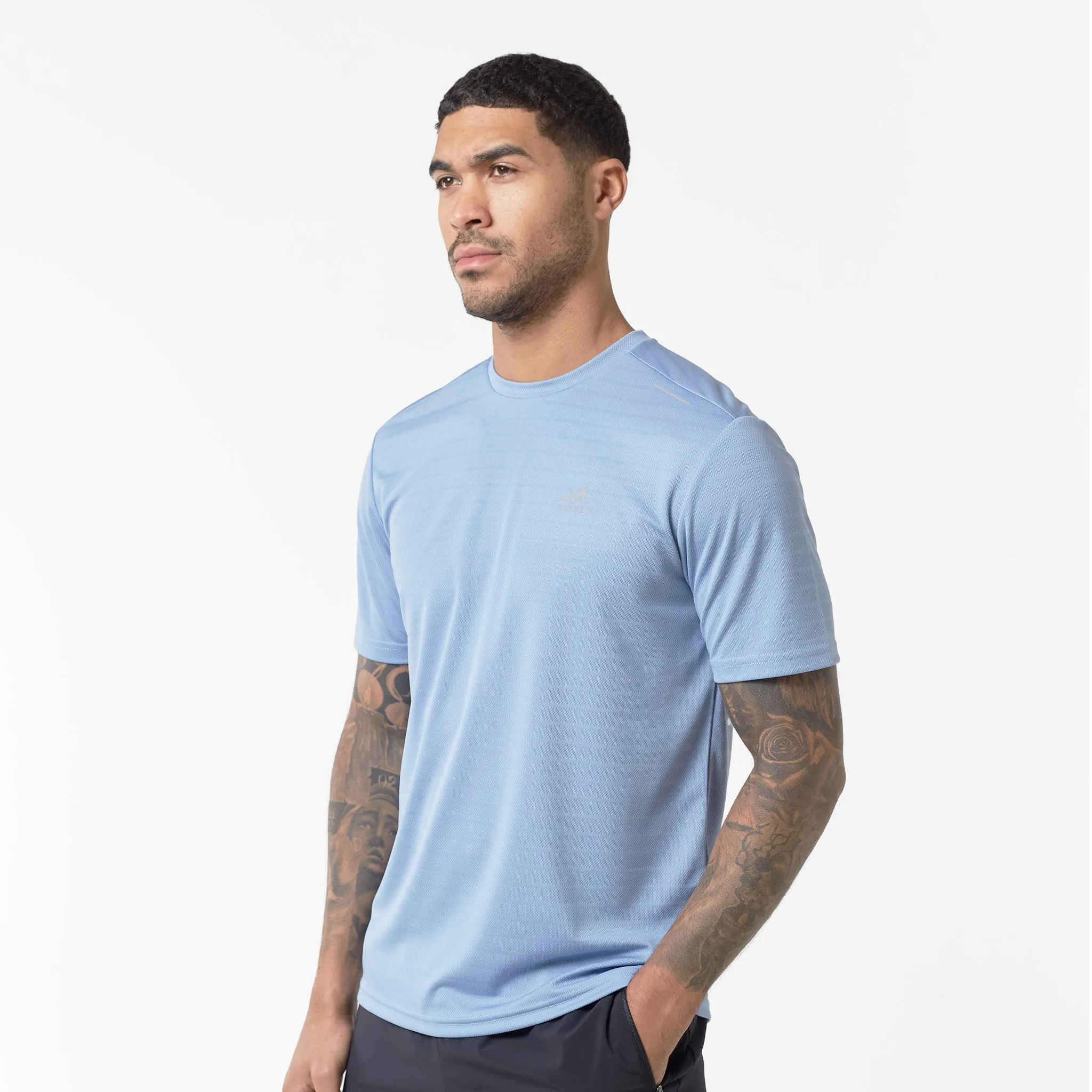 2-Pack Training T-Shirts | Dusty Blue/Coral