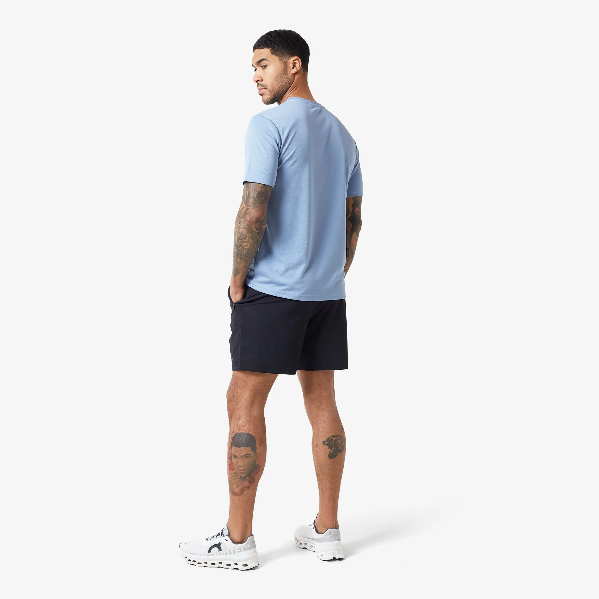 2-Pack Training T-Shirts | Dusty Blue/Coral
