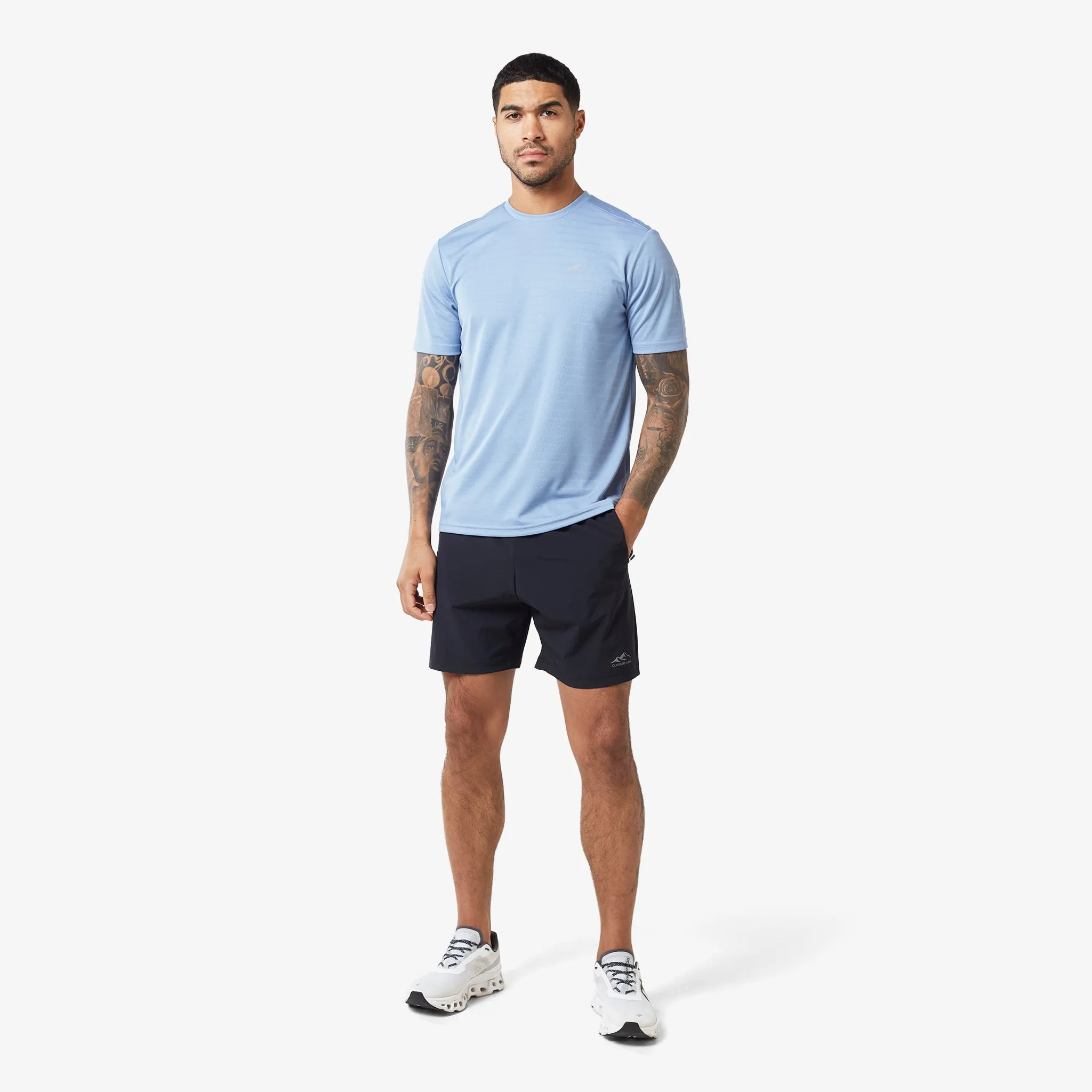 2-Pack Training T-Shirts | Dusty Blue/Coral
