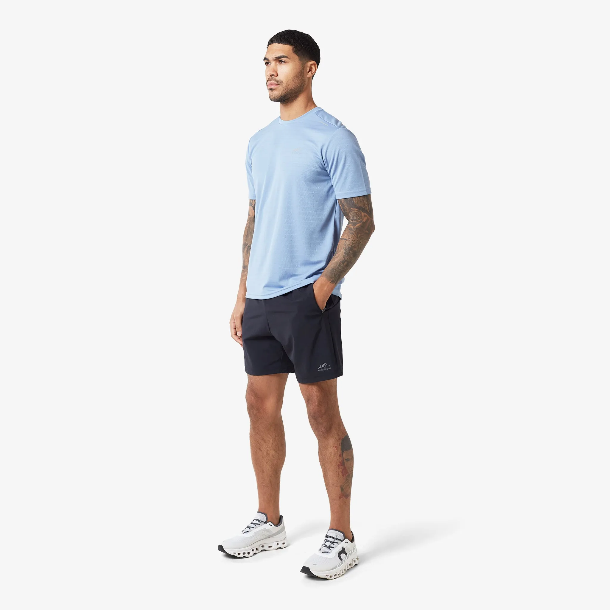 2-Pack Training T-Shirts | Dusty Blue/Coral