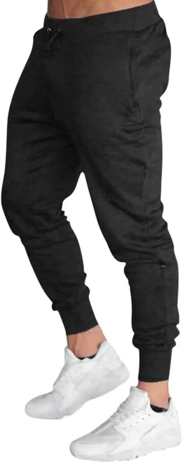 2024 Mens Fashion Joggers Pants Slim Cargo Hiking Pants Drawstring Sports Long Sweatpants Workout Sport Track Trousers