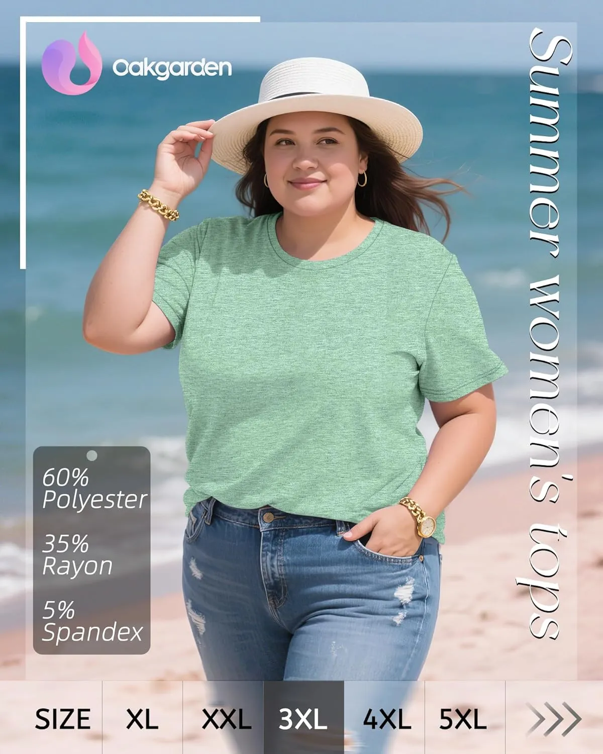 3 Pack Women's Plus Size Short Sleeve T-Shirt Crew Neck Loose Fit Comfy Tops Summer Casual Basic Tees 2025