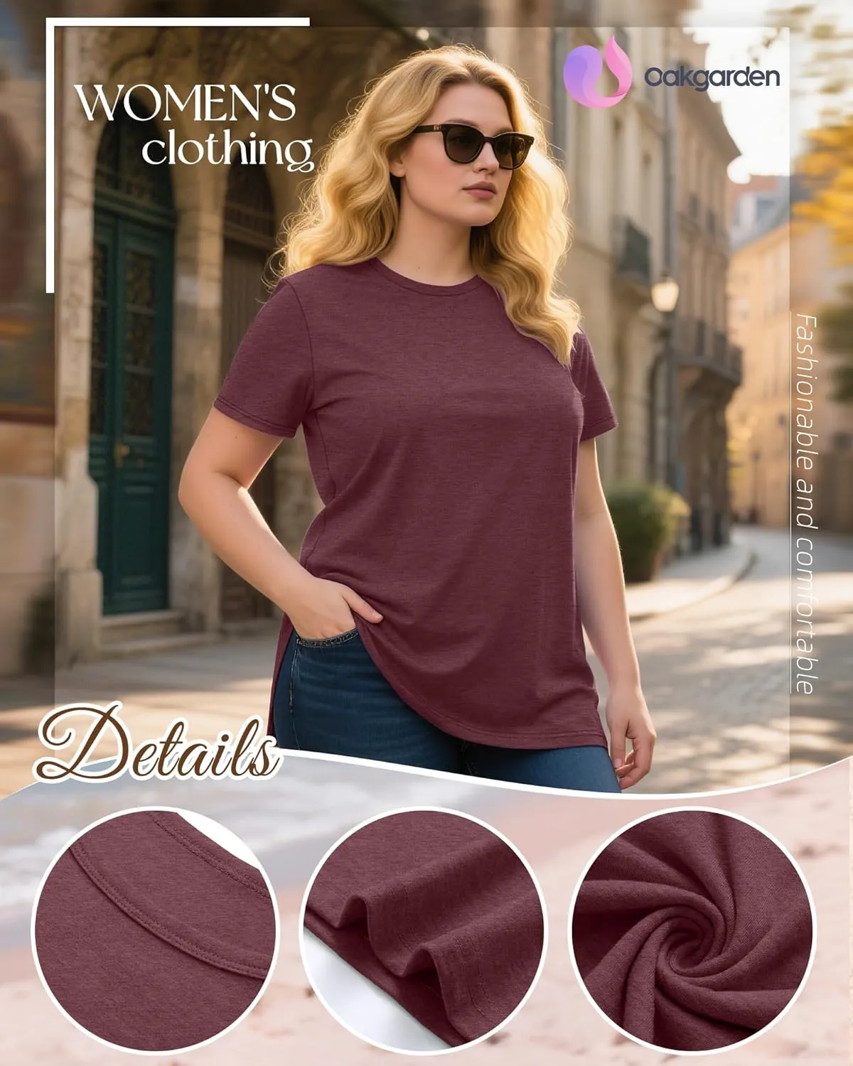 3 Pack Women's Plus Size Short Sleeve T-Shirt Crew Neck Loose Fit Comfy Tops Summer Casual Basic Tees 2025