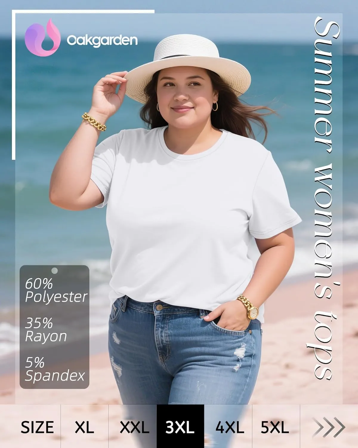 3 Pack Women's Plus Size Short Sleeve T-Shirt Crew Neck Loose Fit Comfy Tops Summer Casual Basic Tees 2025