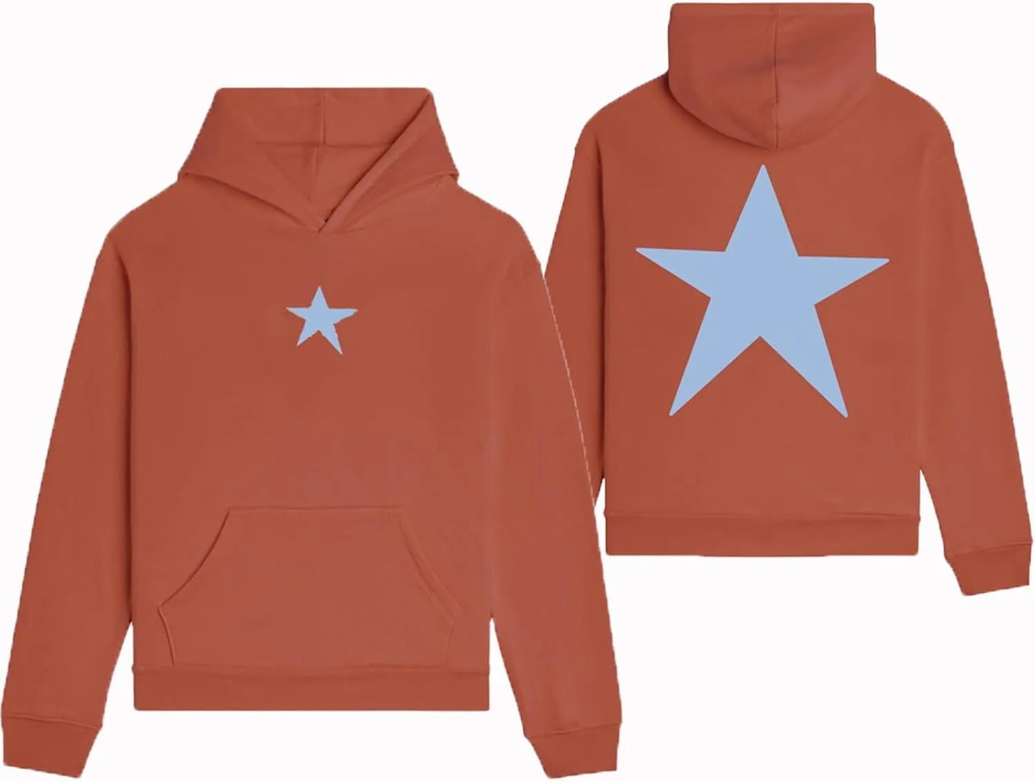 Aonoapll Women Y2k Graphic Oversized Hoodie Loose Long Sleeve Vintage Sweatshirt Aesthetic Print Preppy Hooded Pullover