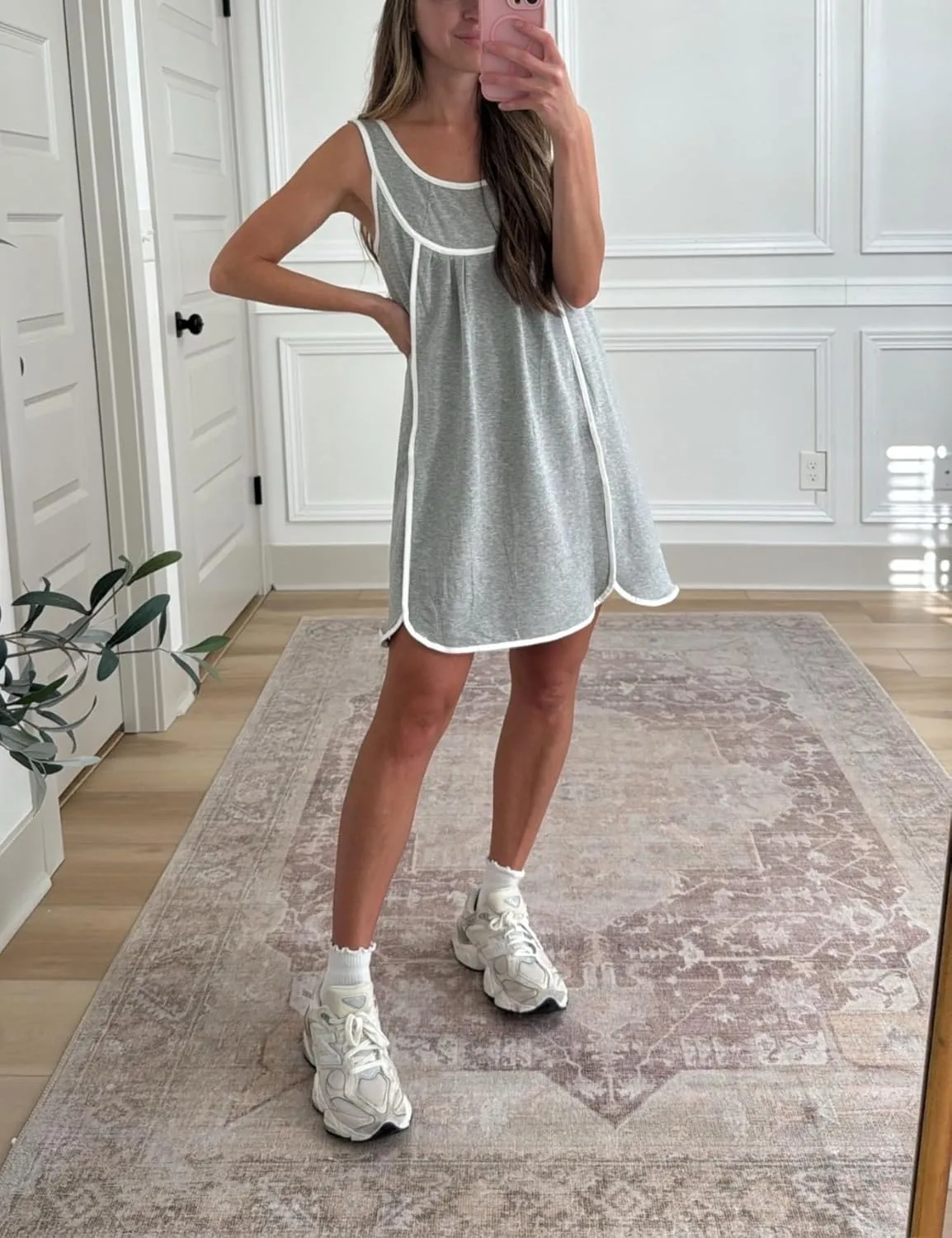 Athlisan Womens Summer Athletic Sleeveless Mini Dress Casual Workout Tennis Dress Sundress