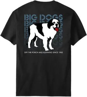 Big Dogs Brand Run with The T Shirt | Big and Tall Shirts for Men | Graphic Tees Men | Sizes Med-6x