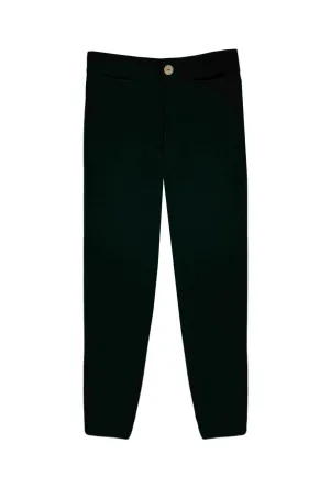BURU x Pappy & Co. Cigar Pant - Black Crepe