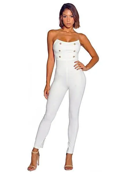 CAMILLA JUMPSUIT- WHITE
