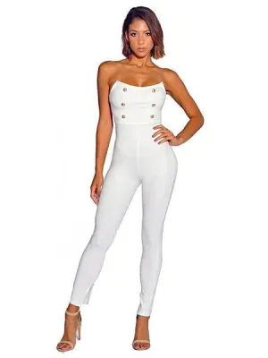 CAMILLA JUMPSUIT- WHITE