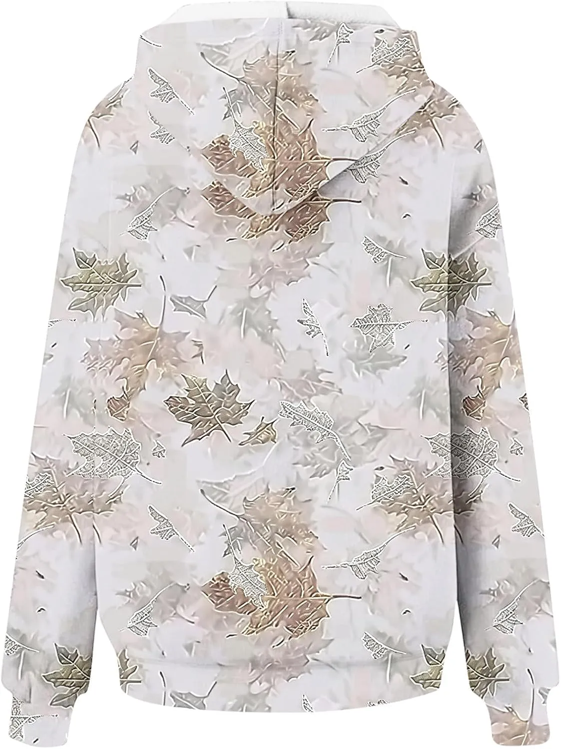 Ceboyel Womens Camo Oversized Hoodies Maple Leaf Hooded Sweatshirt Trendy Cute Hoodie Teen Girls Fashion Clothing 2024