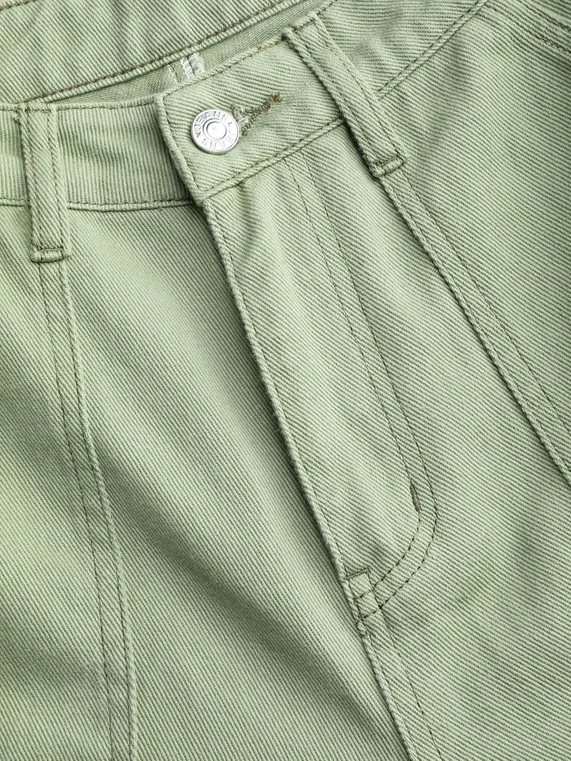 CIDER Alessia Solid Cargo Jeans