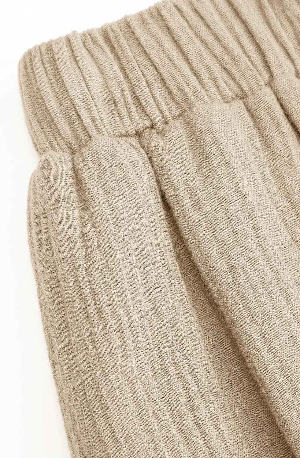 CIDER Women's High Waisted Wide Leg Pants with Pockets Drawstring Palazzo Business Casual Dress Pants Loose Trousers