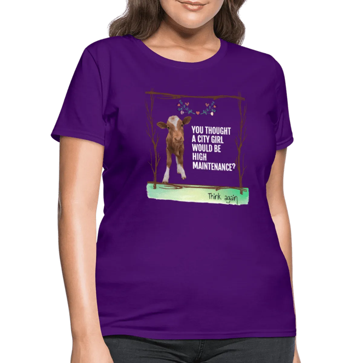 Country Girl Cow T-shirt Gifts for Her