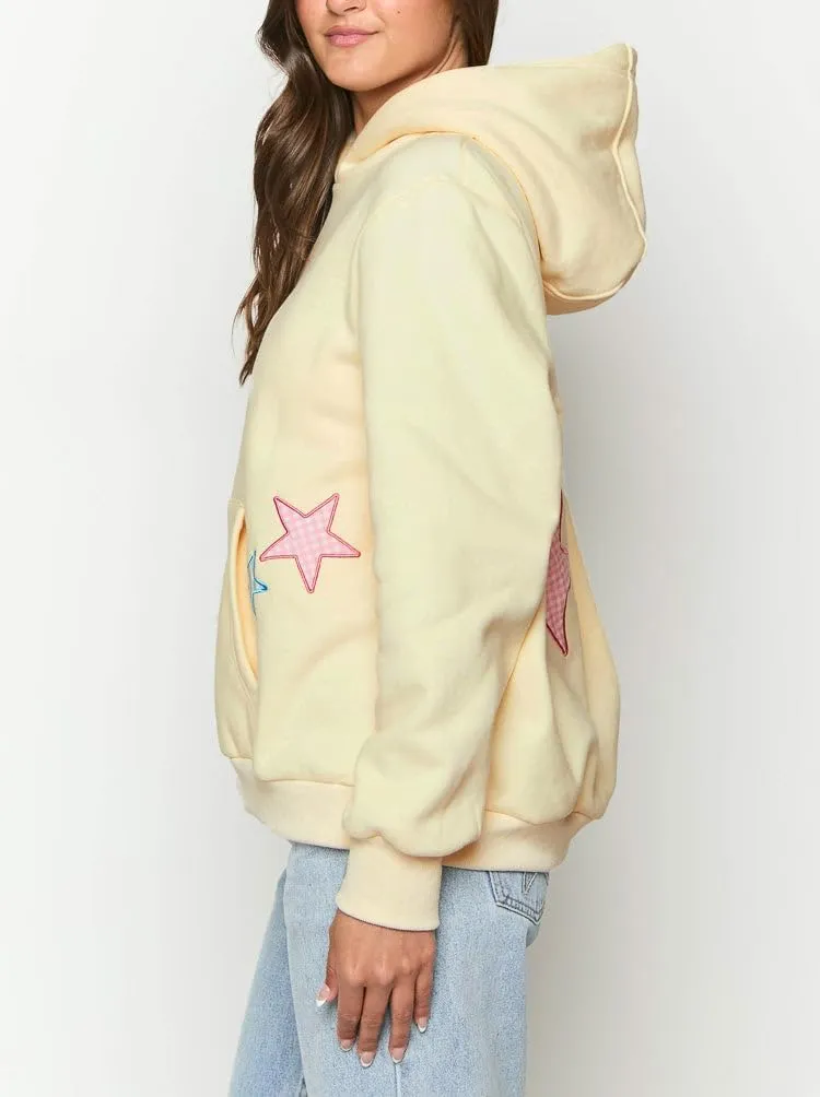 Cute Graphic Hoodies for Women Teen Girls Y2k Ocean/Seashell Oversized Sweatshirt Long Sleeve Pullover Streetwear