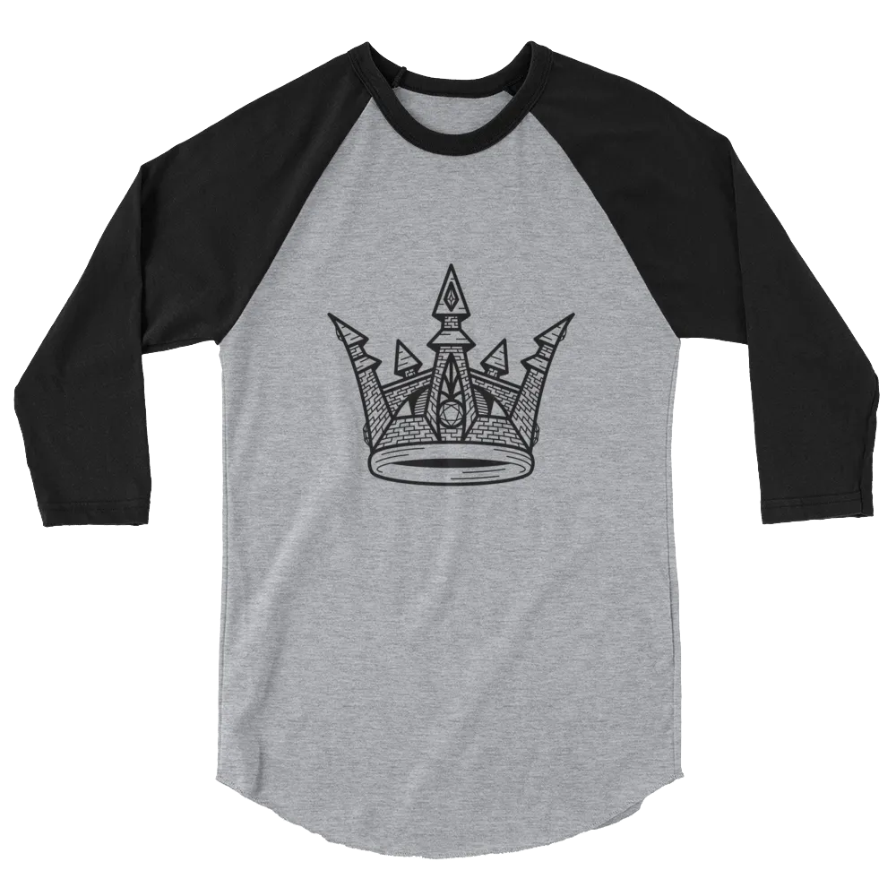 Dark Butt Queen 3/4 Sleeve