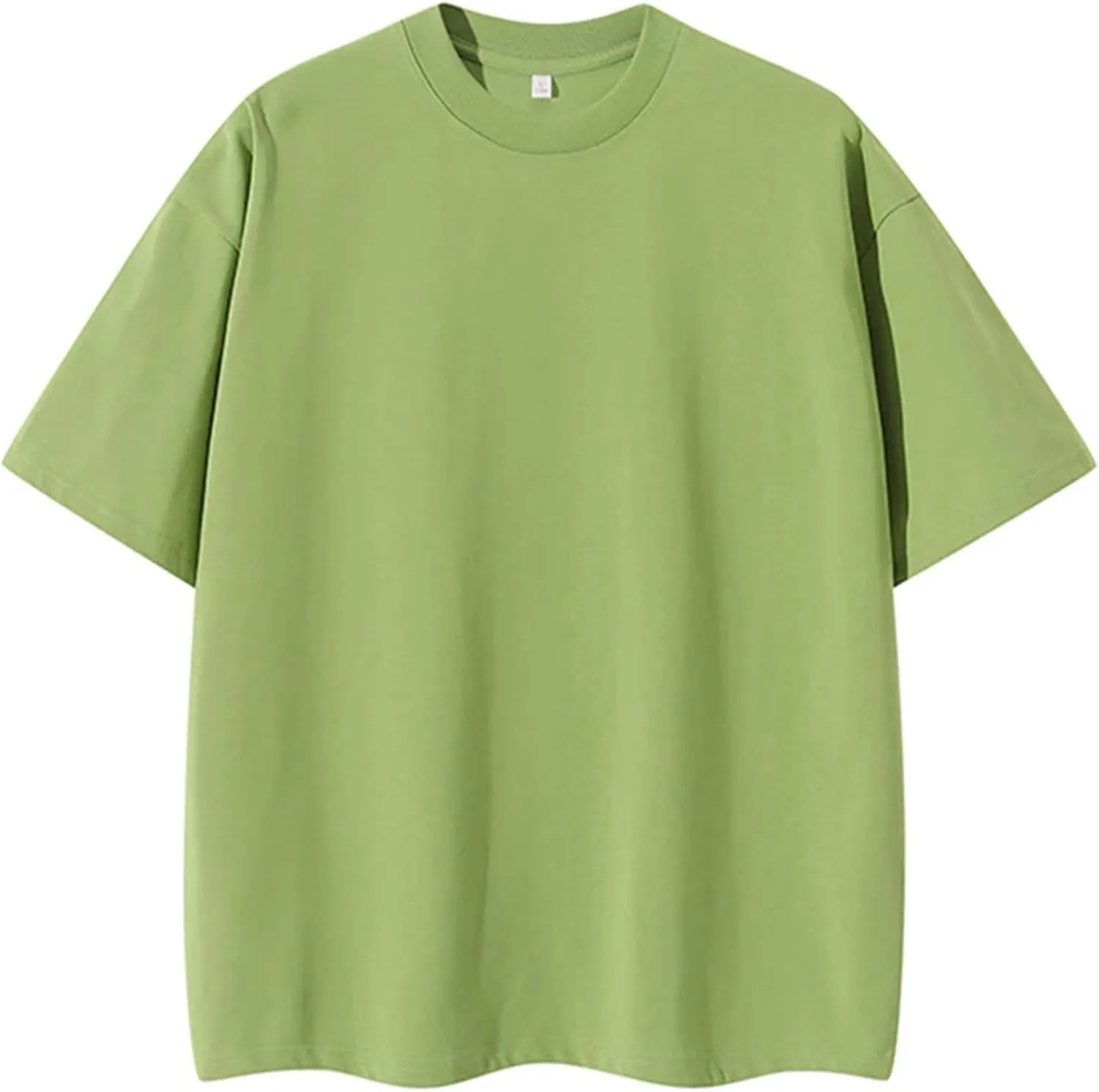 Dcvmvmn MenS Active Quick Dry Crew Neck T Shirts Oversized Unisex Short Sleeves Summer Cotton Short-Sleeve Tees