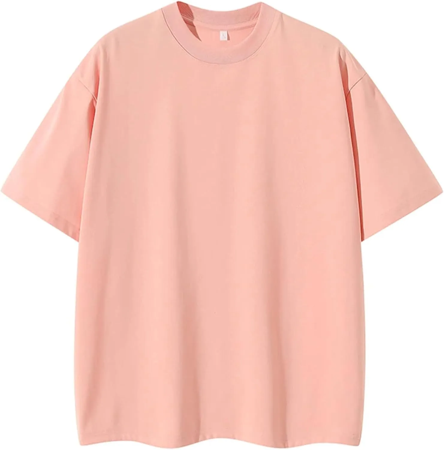 Dcvmvmn MenS Active Quick Dry Crew Neck T Shirts Oversized Unisex Short Sleeves Summer Cotton Short-Sleeve Tees
