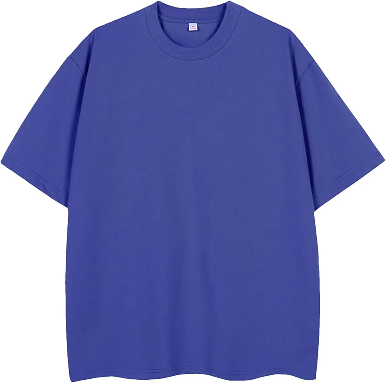 Dcvmvmn MenS Active Quick Dry Crew Neck T Shirts Oversized Unisex Short Sleeves Summer Cotton Short-Sleeve Tees