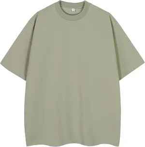 Dcvmvmn MenS Active Quick Dry Crew Neck T Shirts Oversized Unisex Short Sleeves Summer Cotton Short-Sleeve Tees