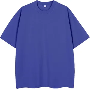 Dcvmvmn MenS Active Quick Dry Crew Neck T Shirts Oversized Unisex Short Sleeves Summer Cotton Short-Sleeve Tees