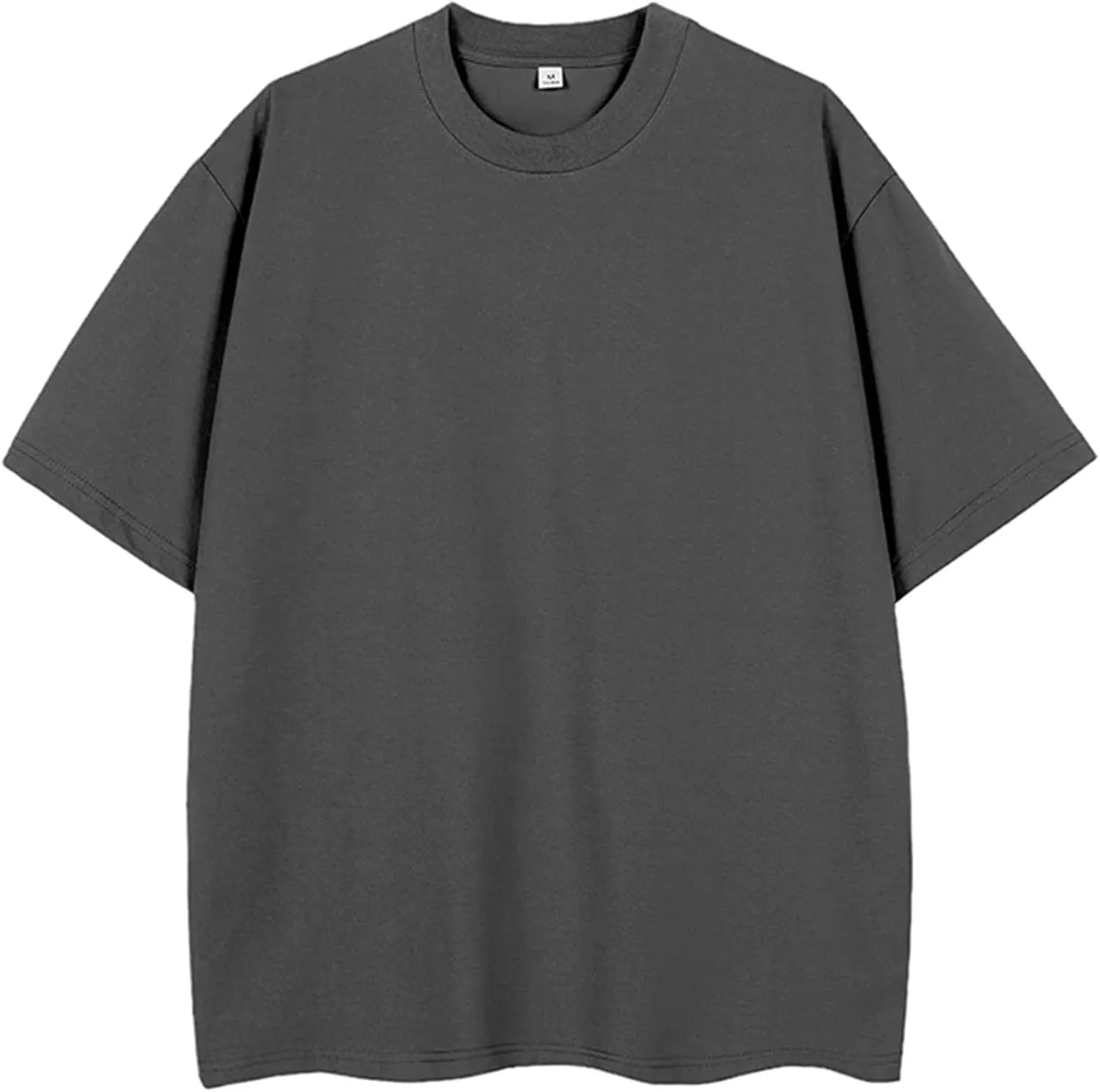 Dcvmvmn MenS Active Quick Dry Crew Neck T Shirts Oversized Unisex Short Sleeves Summer Cotton Short-Sleeve Tees