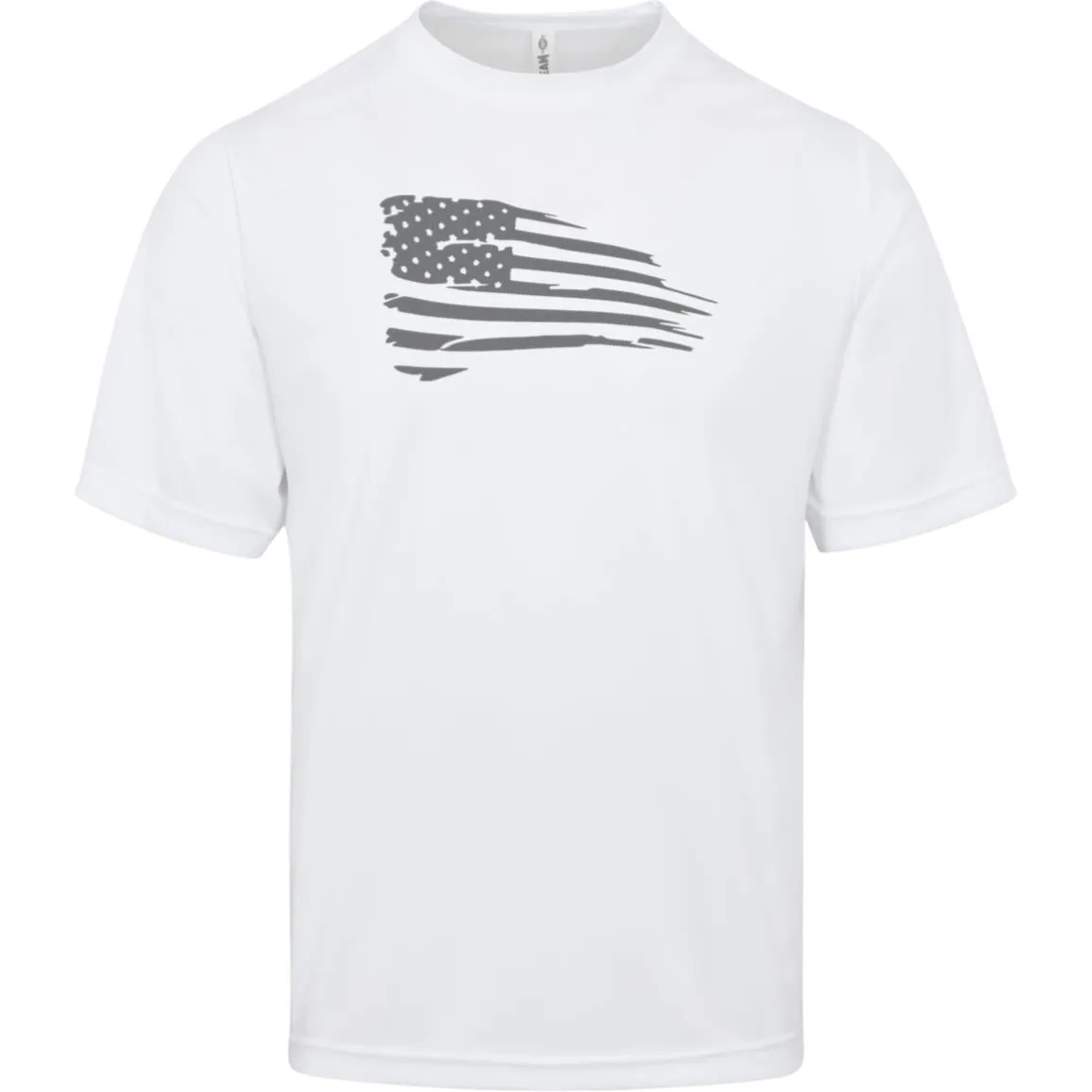 Distressed Flag Mens Zone Tee