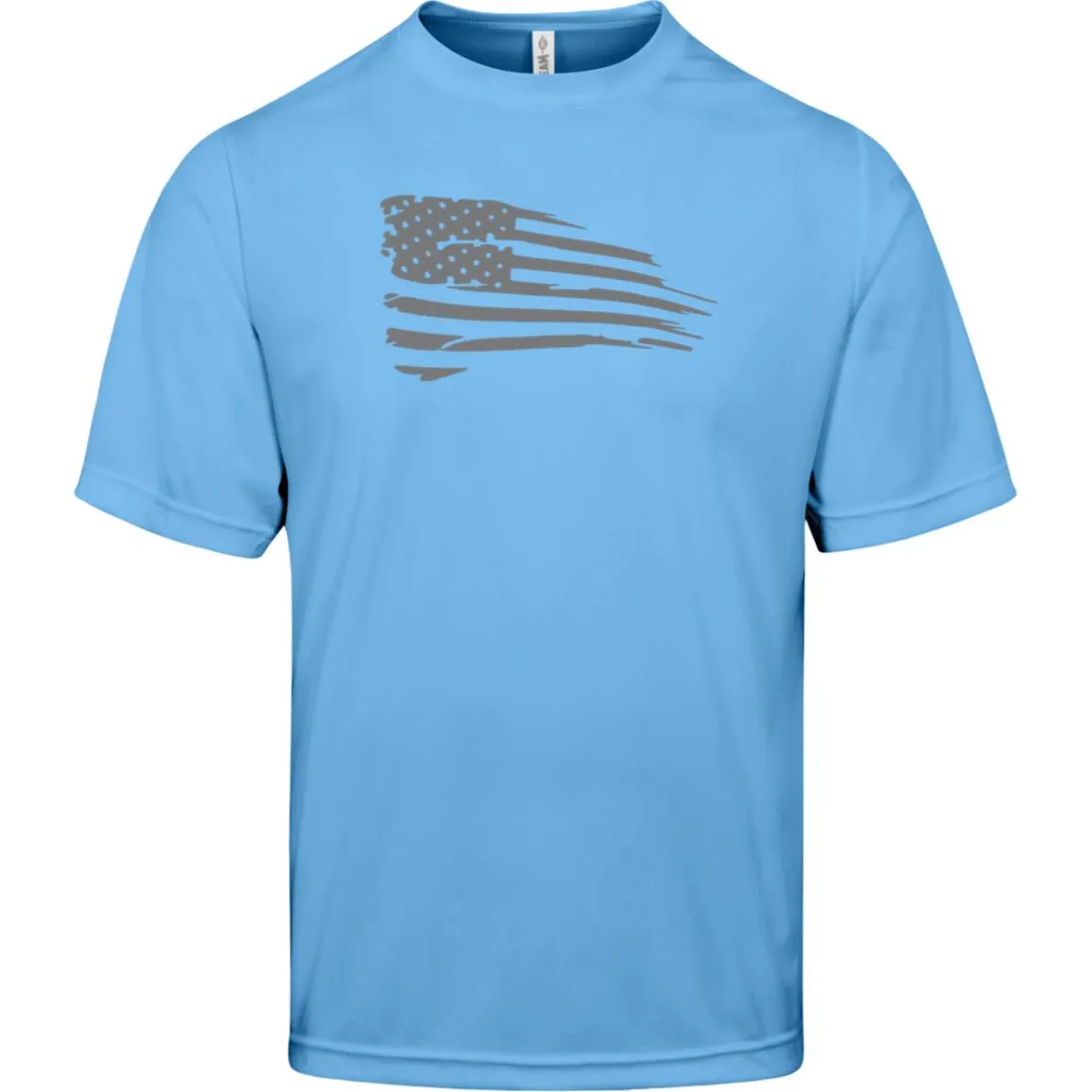Distressed Flag Mens Zone Tee