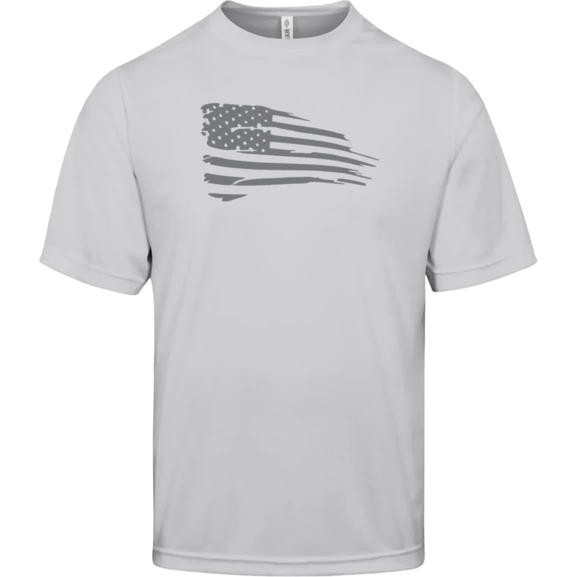 Distressed Flag Mens Zone Tee