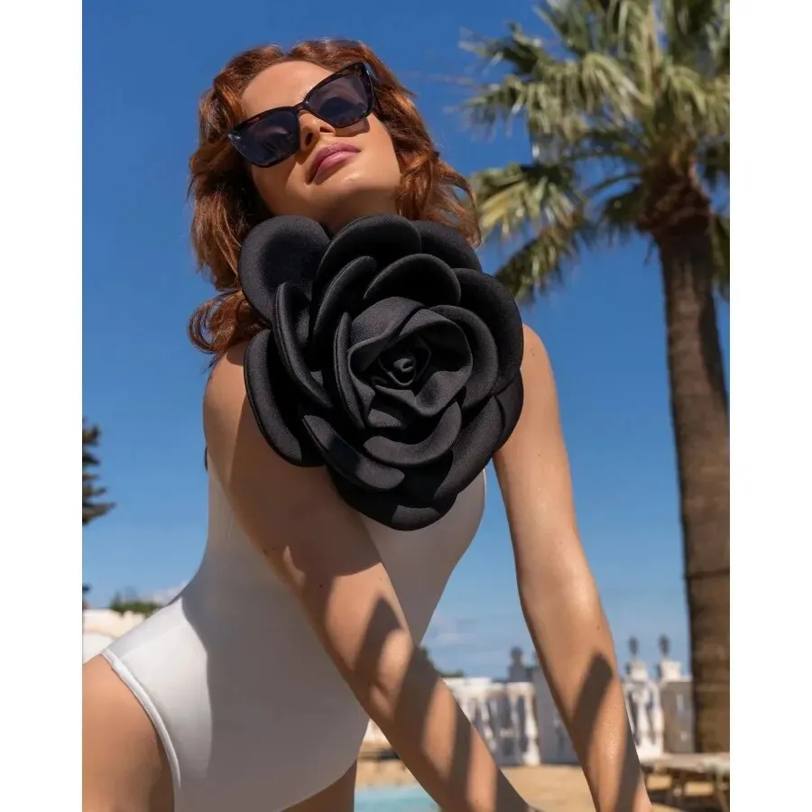 Everly 3D Flower Applique Bodysuit