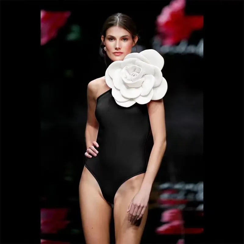 Everly 3D Flower Applique Bodysuit