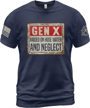 Gen X Raised On Hose Water and Neglect Shirt, Gen X T Shirt Women, Gen X Shirts for Men, Generation X Shirt 8