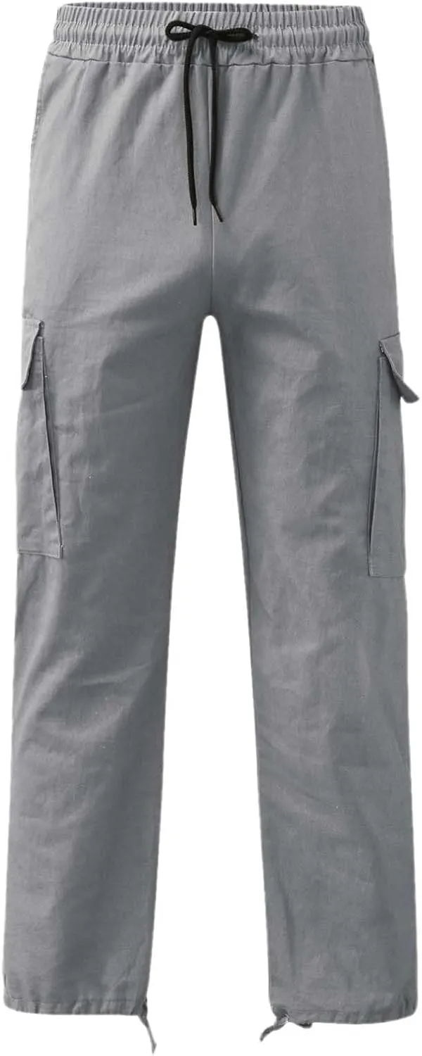 GIERIDUC Dress Pants for Men's Classic Fit Extra Long Skinny Khaki Pants Smart Jogging Bottoms Mens Slim Fit Business Pants