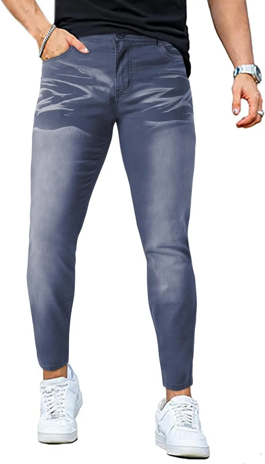 GINGTTO Mens Skinny Jeans Stretch Denim Jeans for Men