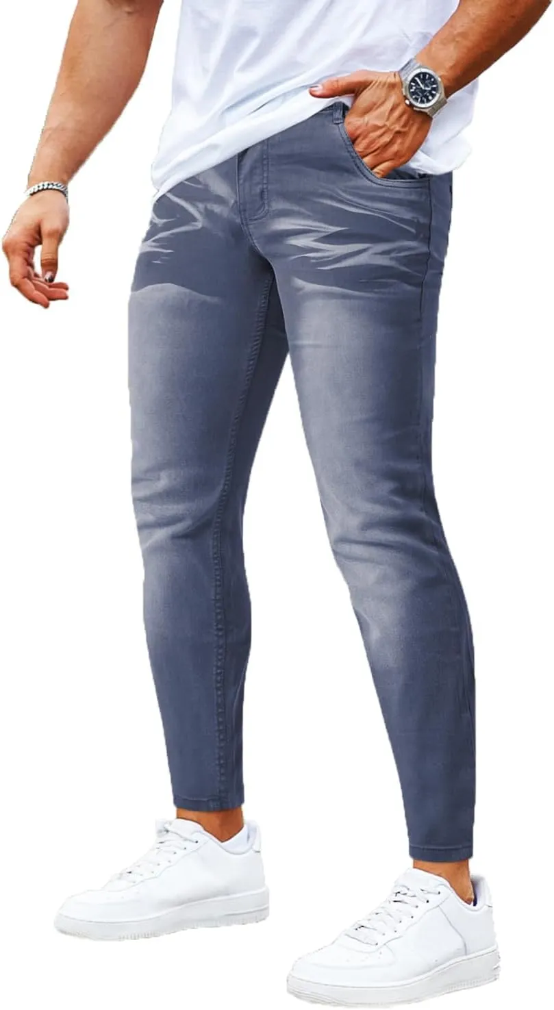 GINGTTO Mens Skinny Jeans Stretch Denim Jeans for Men
