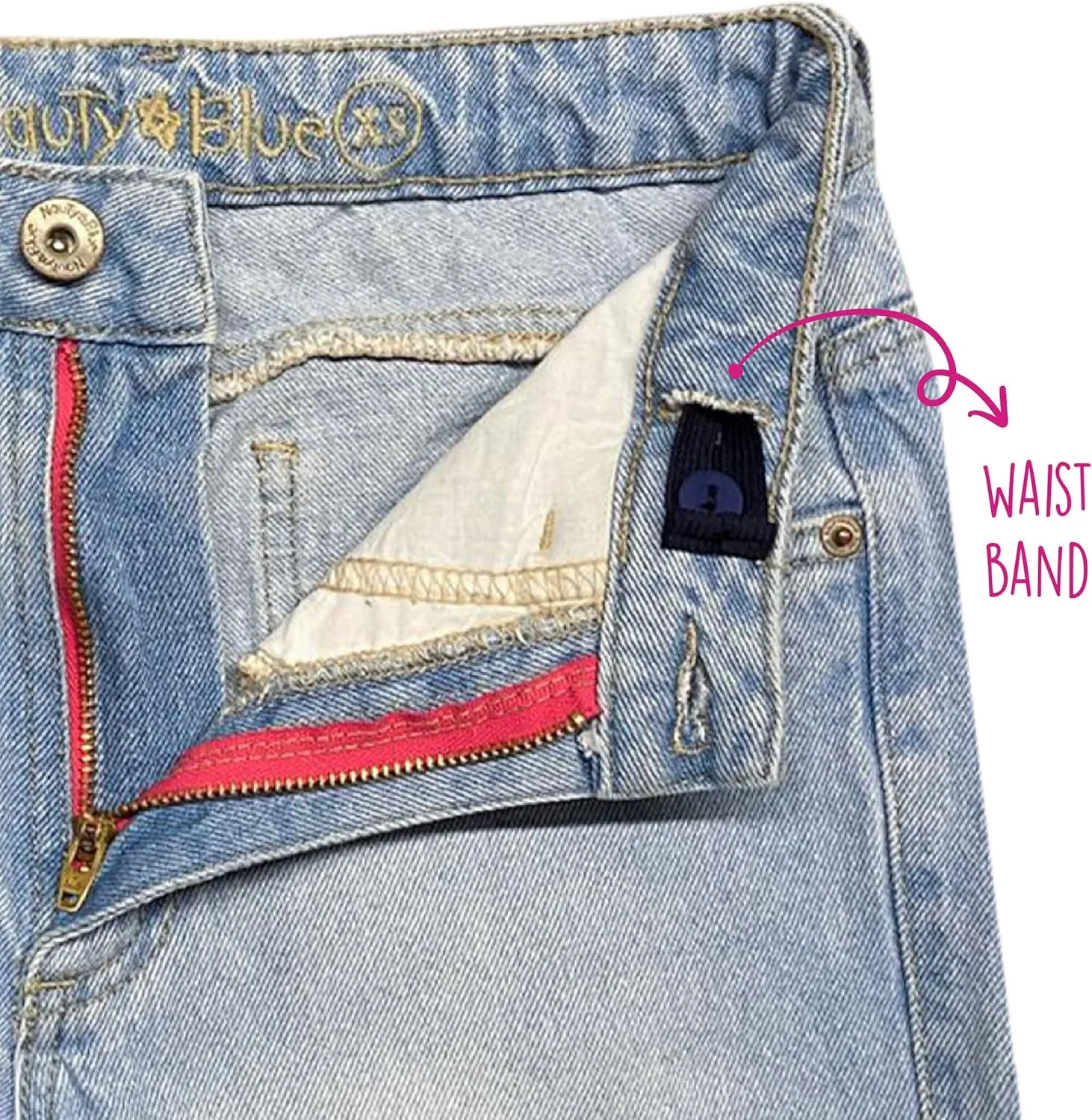 Girls Jeans High Rise Ripped Boyfriend Bootcut Jean - Teen Jeans for Casual Occasions