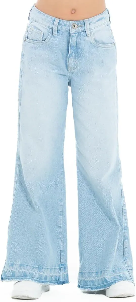 Girls Jeans High Rise Ripped Boyfriend Bootcut Jean - Teen Jeans for Casual Occasions
