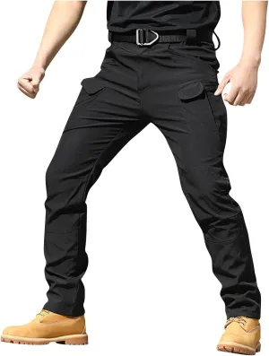 GOFULY Mens Cargo Pants Big and Tall Ripstop Stretch Y2K Pants Men Baggy Zipper Pockets Casual Casual Pants 2024 Trousers