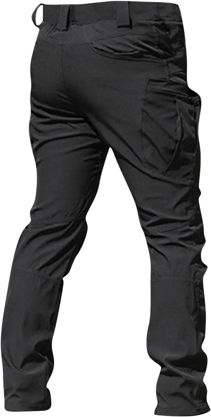 GOFULY Mens Cargo Pants Big and Tall Ripstop Stretch Y2K Pants Men Baggy Zipper Pockets Casual Casual Pants 2024 Trousers
