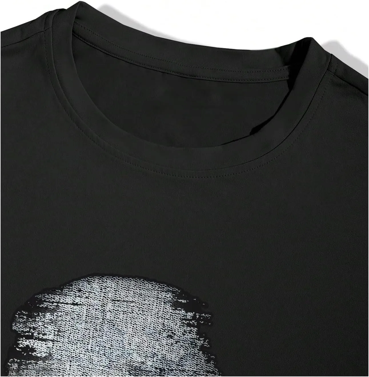 GORGLITTER Men's Vacation Summer Outfits Grunge Tee Shirt and Graphic Shorts Set Drippy Clothes