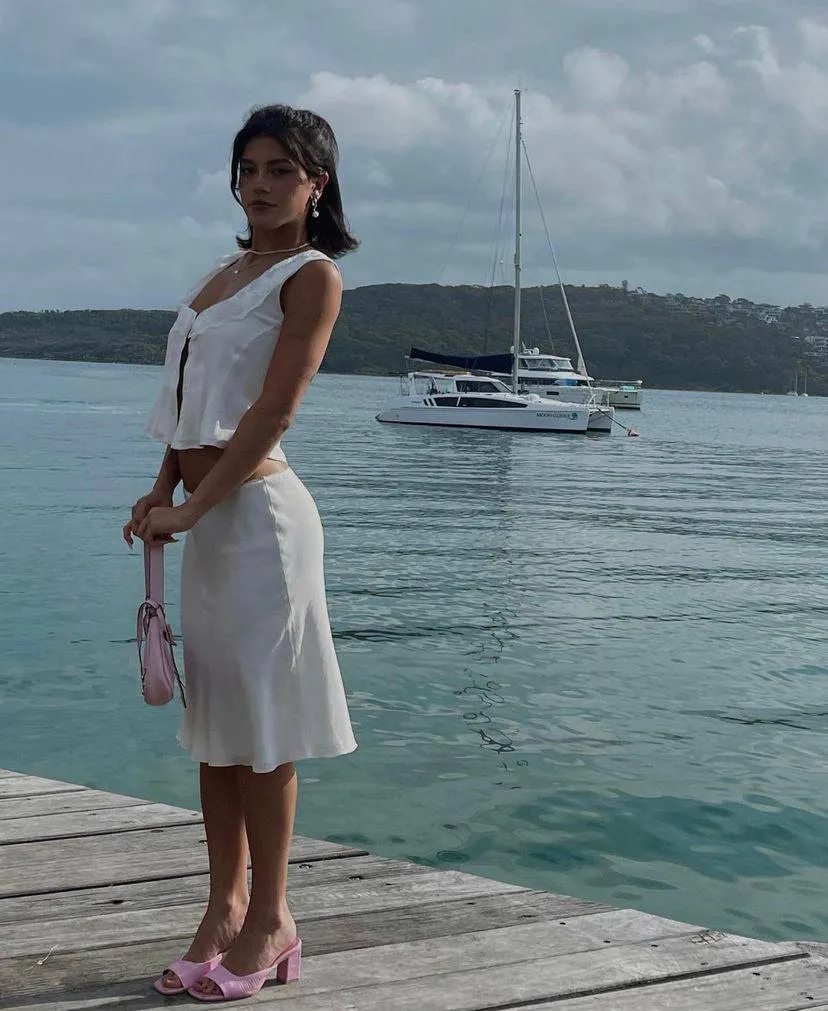 Guizio - Paloma Set in White