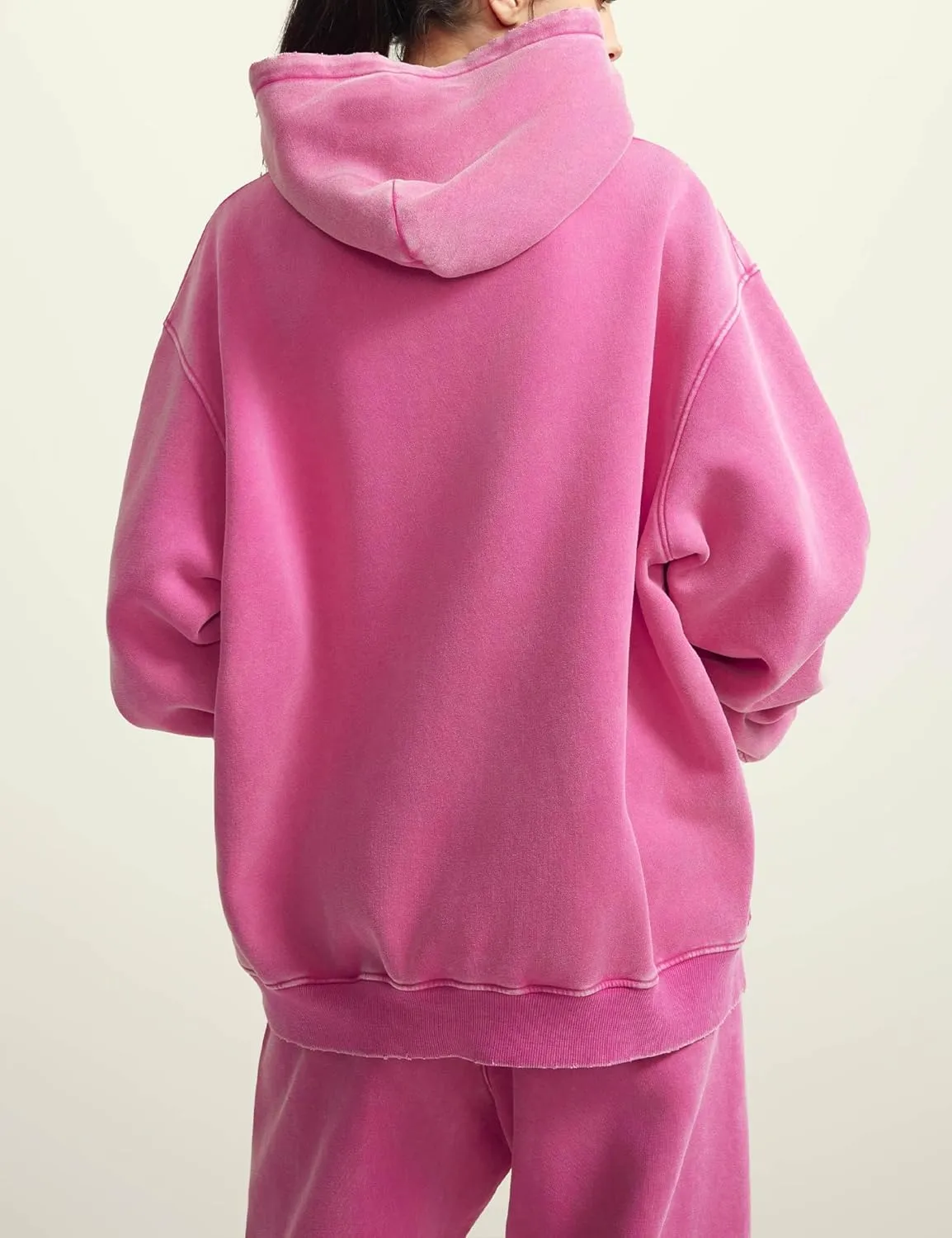 hathne Men's Oversized Hoodies Sweatshirt Cotton Wash Hooded Baggy Pullover Hoodies Vintage Winter Spring