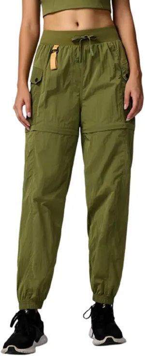 JOMLUN Womens Hiking Pants Outdoor Convertible Zip Off Shorts Quick Dry Lightweight Fishing Travel Safari Cargo Pants