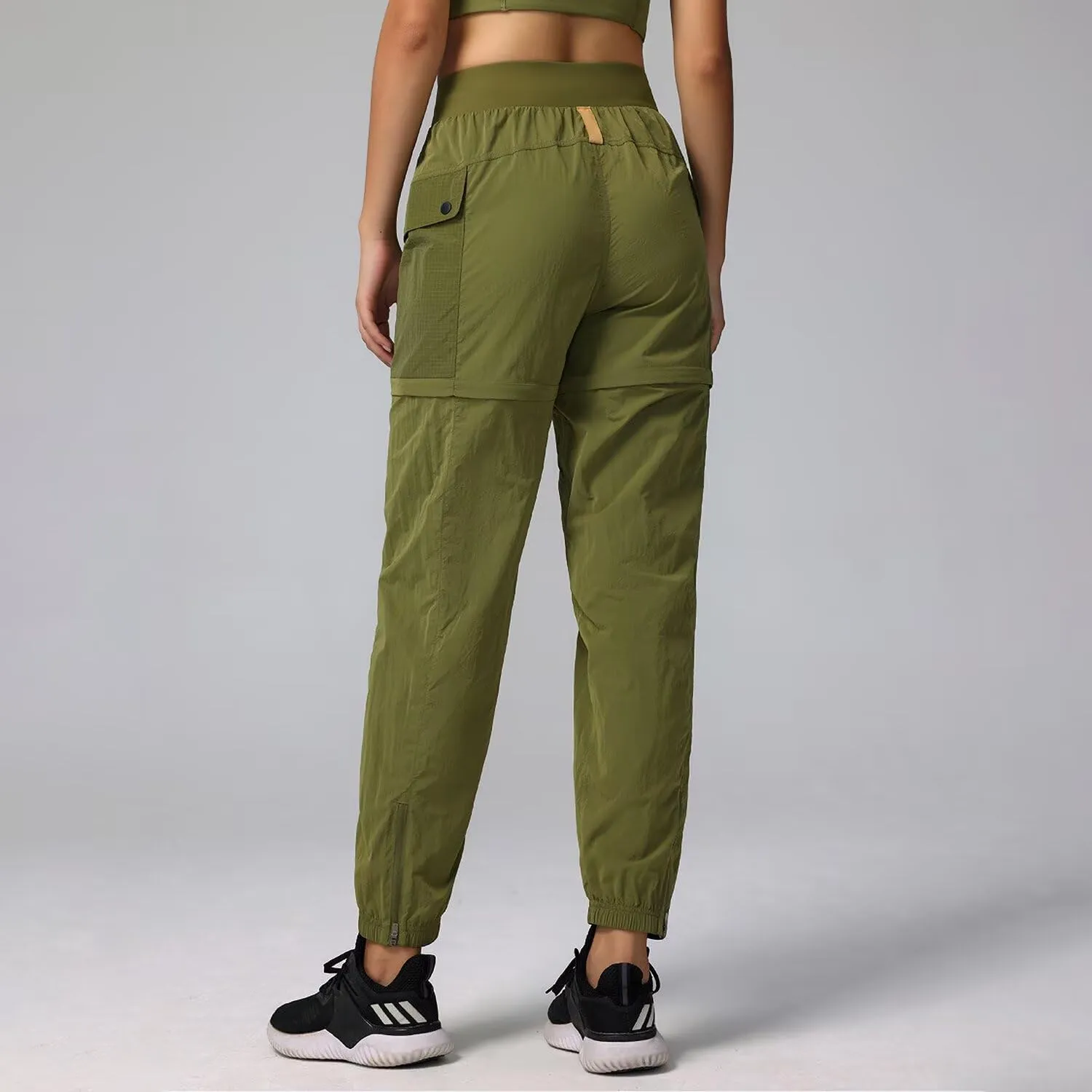 JOMLUN Womens Hiking Pants Outdoor Convertible Zip Off Shorts Quick Dry Lightweight Fishing Travel Safari Cargo Pants