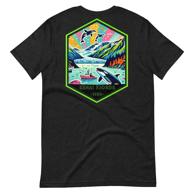 Kenai Fjords National Park Pop Art PNG Download