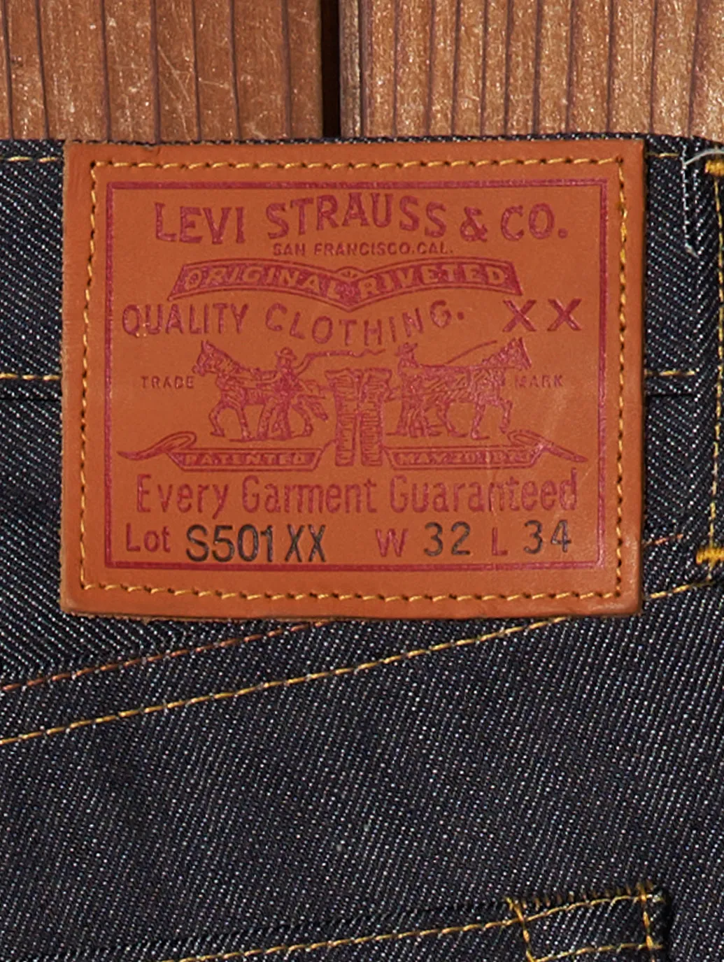 LEVI'S® VINTAGE CLOTHING 1944 501® ジーンズ ORGANIC リジッド 