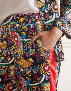 Ludlow Satin Trousers-Black, Fantastical