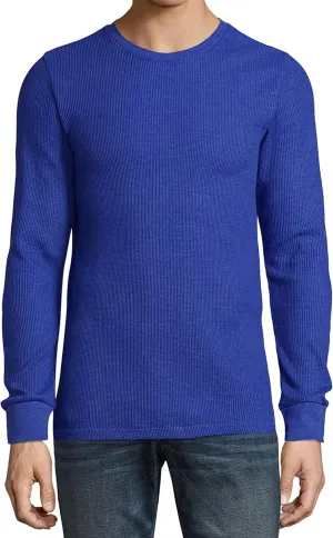 Ma Croix Premium Mens Thermal T Shirts Waffle Pattern Heavyweight Longsleeve Soft Big Tall Active Cotton Knit