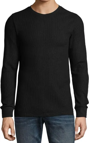 Ma Croix Premium Mens Thermal T Shirts Waffle Pattern Heavyweight Longsleeve Soft Big Tall Active Cotton Knit