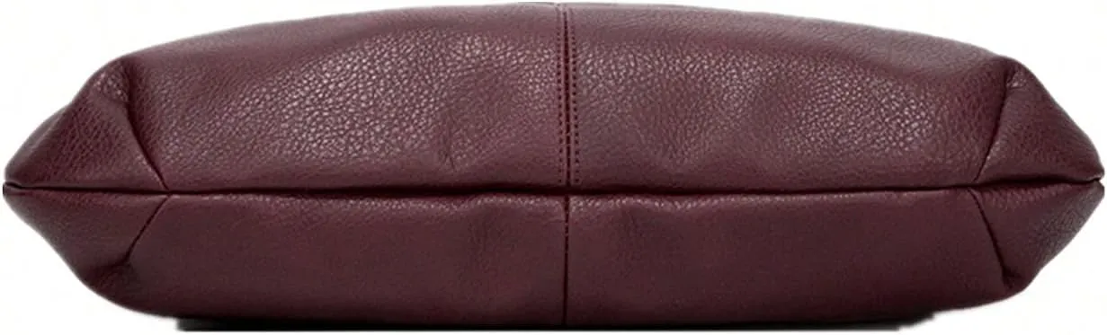MakeMeChic Women's Vintage Hobo Bag PU Leather Single Strap Shoulder Handbags Underarm Bags